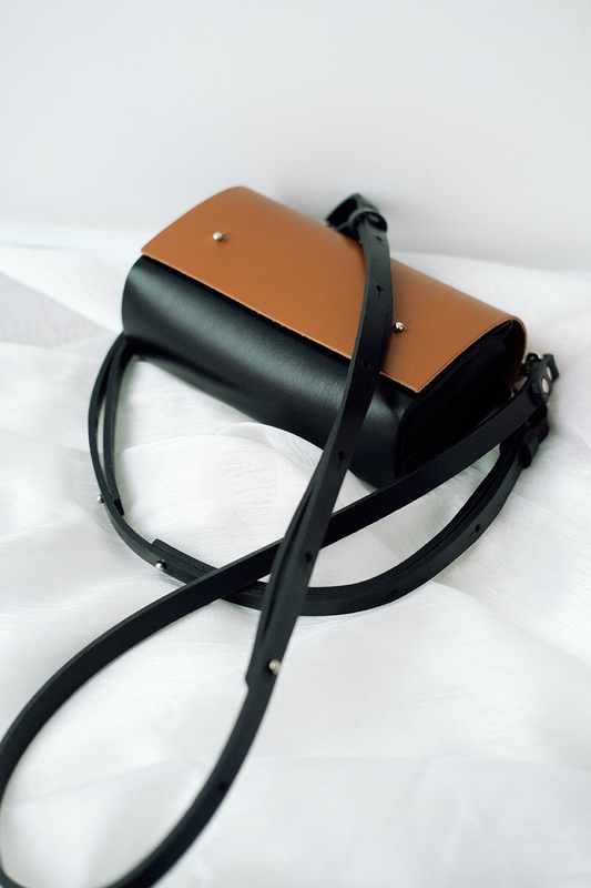 Bag CODE: UNIK Mini "Brown and Black"