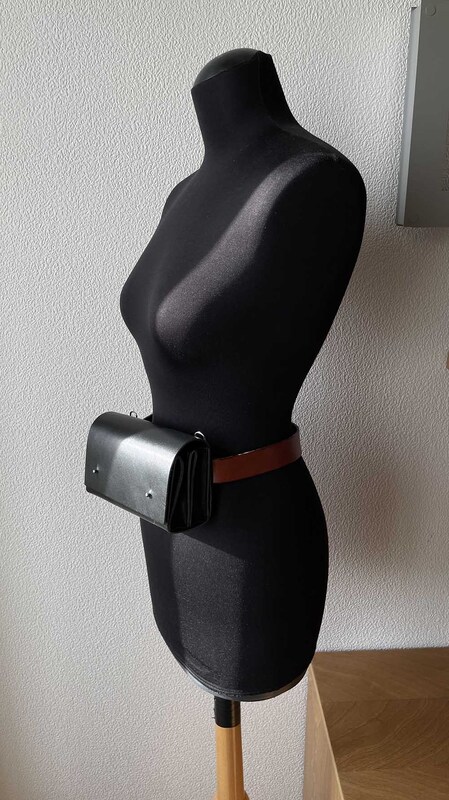 Bag CODE: UNIK Mini "Black" with narrow straps