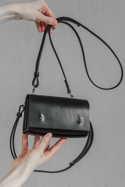 Bag CODE:UNIK Mini "Black" with narrow straps
