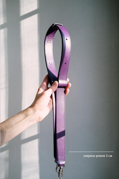 Shoulder strap 3 cm violet