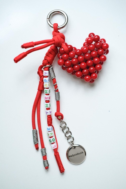 Pendant charm for handbag "Love therapy"