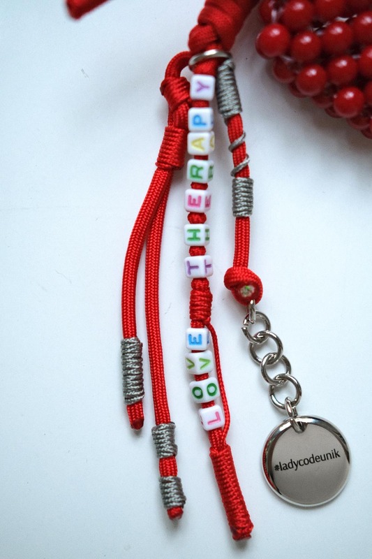 Pendant charm for handbag "Love therapy"