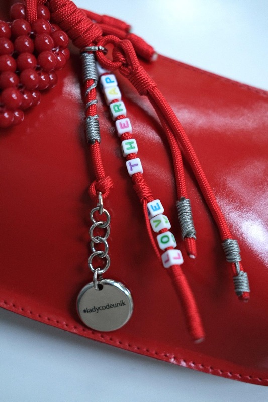 Pendant charm for handbag "Love therapy"