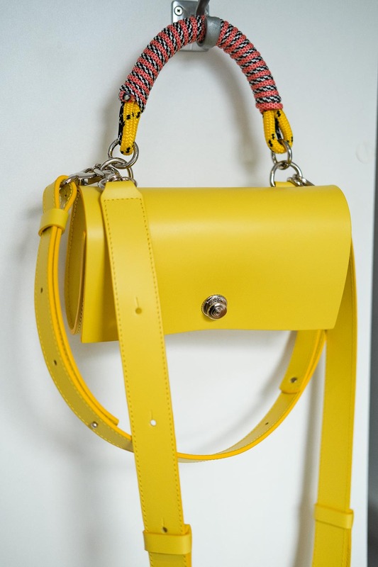 Bag CODE:UNIK LB SUMMER 365 "Yellow" with wide strap and paracord handle