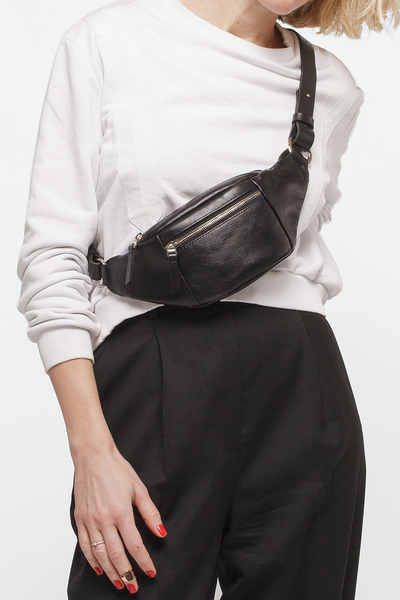 Compact waist bag CODE: UNIK "Black"
